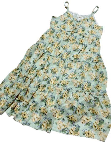 アクシーズファム 夏の花柄 フェアリーワンピース