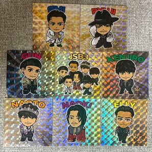 三代目 J SOUL BROTHERS KINGDOM チャレンジステッカーキャンペーン ホログラムステッカー コンプセット