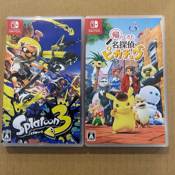 Switchソフト スプラトゥーン3 名探偵ピカチュウ