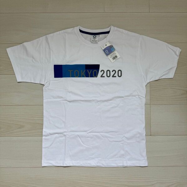 新品 東京オリンピック 2020 半袖 Tシャツ L 公式ライセンス 藍