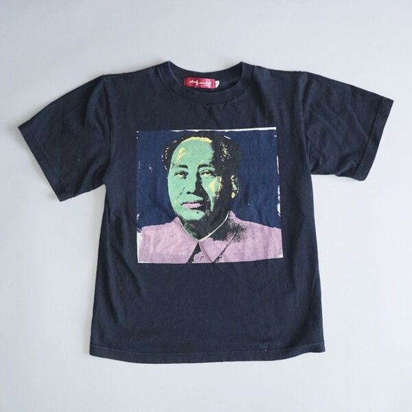 古着 90sビンテージ USA製 Andy Warhol 毛沢東 Tシャツ
