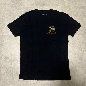 アバクロ ゴールドエンブレムTシャツ(2023年モデル・店舗売り切れ品) Tシャツ 半袖 半袖Tシャツ 黒