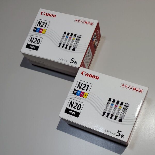 2箱セット! Canon XKI-N21+N20/5MP インクカートリッジ キヤノン純正品マルチパック