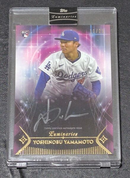 Topps luminaries 山本由伸直筆サインカード RC /25