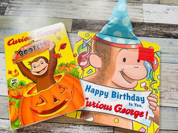 Curious George おさるのジョージ 仕掛け絵本 洋書 英語
