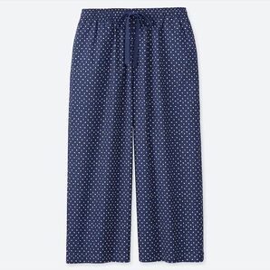 ユニクロ リラコ かまわぬ コットン ネイビー コメ