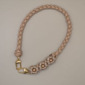 ハンドメイド ハンドストラップ スマホ チャーム パラコード 花x3 HS037