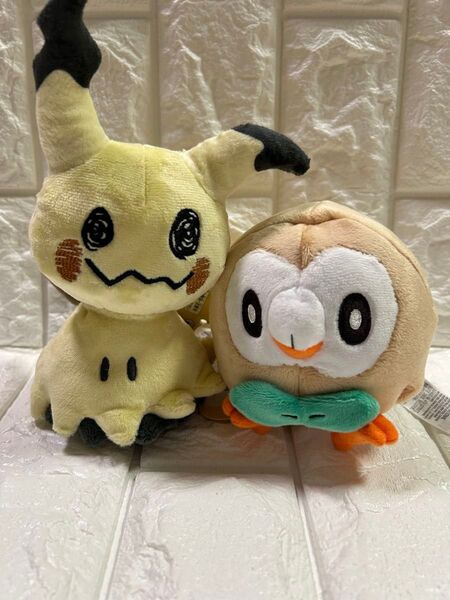 ポケモンfitぬいぐるみ モクロー、ミミッキュ (ばけたすがた)2種セット