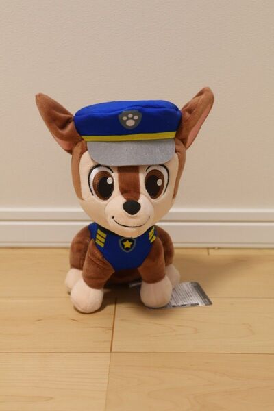 パウ・パトロール チェイス ぬいぐるみ タグ付き プライズ 高さ約23センチ