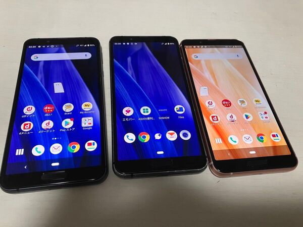 AQUOS Sense3 3台セット