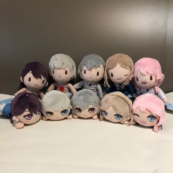 バンドリ! MyGO!!!! ふわぷちぬいぐるみ5種&寝そべりぬいぐるみ5種 セット