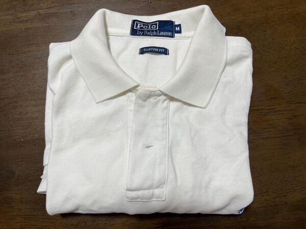 Ralph Lauren ポロシャツ custom fit 白 ホワイト