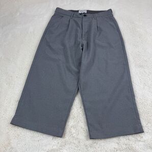 FREAK'S STORE タックワイドハーフスラックス ハーフパンツ グレー M 短パン
