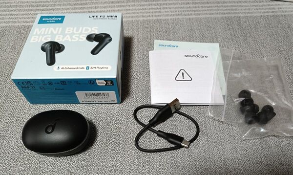 anker soundcore Life P2 Mini ワイヤレスイヤホン アンカー ワイヤレスイヤホン アンカー