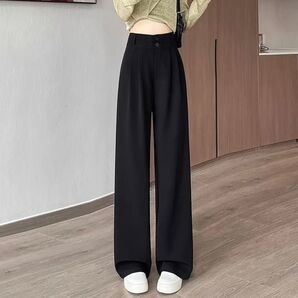 スラックス ワイドパンツ 大きいサイズ