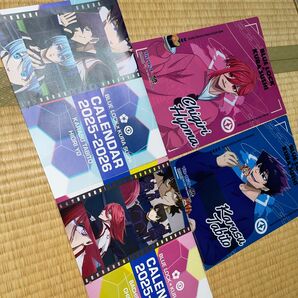 ブルーロック×くら寿司 クリアファイル、カレンダー 4点セット