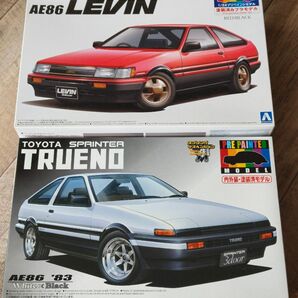 1/24 プリペイントモデル AE86 TRUENO LEVIN セット