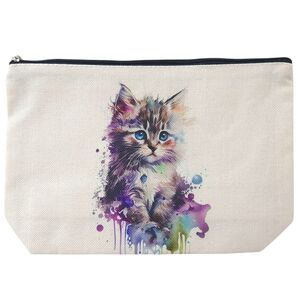 【化粧ポーチ】子猫 デザインプリント