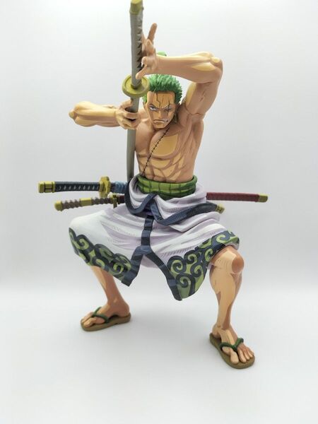 【開封 箱・台座なし】ワンピース アミューズメント一番くじ SMSP ゾロ十郎 D賞 04 カラー BWFC 二次元彩色