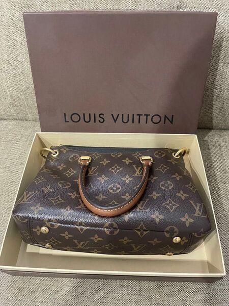 LOUIS VUITTON ルイヴィトン ハンドバッグ パラスBB ブラウン ブラック