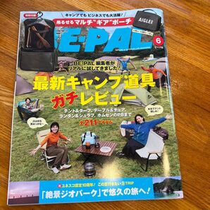 BE-PAL 2025年6月号 雑誌のみ