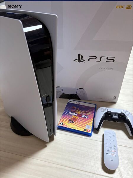 【美品】PS5CFI1200 本体 コントローラー リモコン ケーブル ホコリ防止カバー ソフト まとめ売り