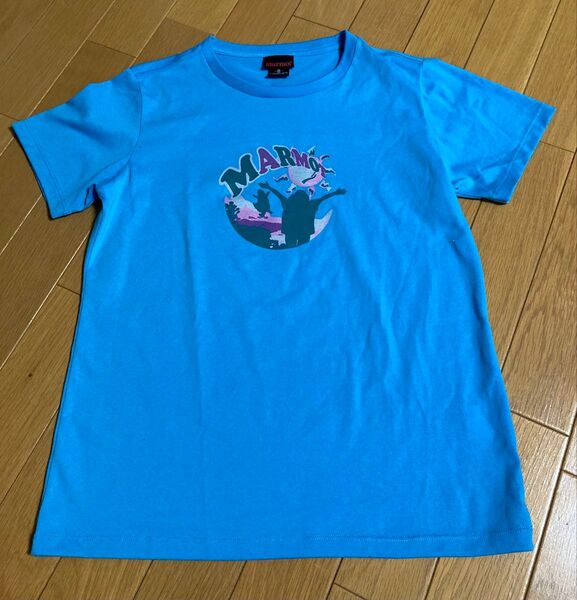 marmot 半袖Tシャツ M ブルー