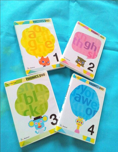 Worldwide kids Phonics DVD フルセット ベネッセ