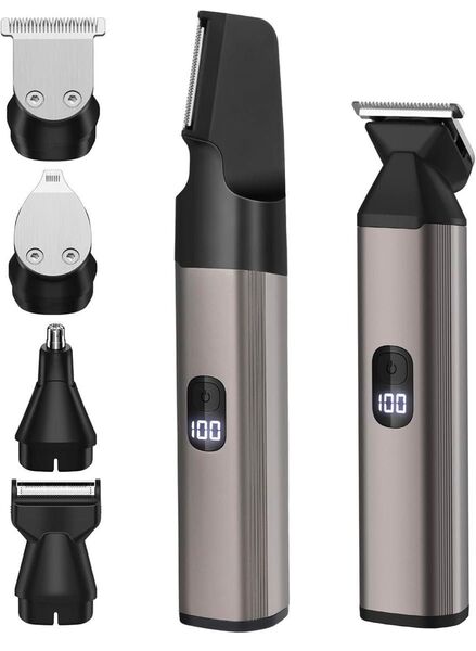 ヒゲトリマー ヘアカッター ひけそり 電動バリカン 全身 乾湿両用 残量表示 すねげ処理 USB充電 デリケートゾーン 脛毛/