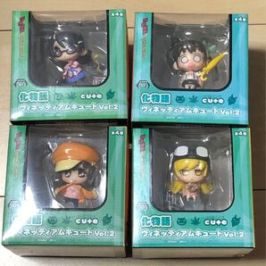 化物語 ヴィネッティアムキュート Vol.2 羽川翼 八九寺真宵 千石撫子 忍野忍 フィギュア 4種セット