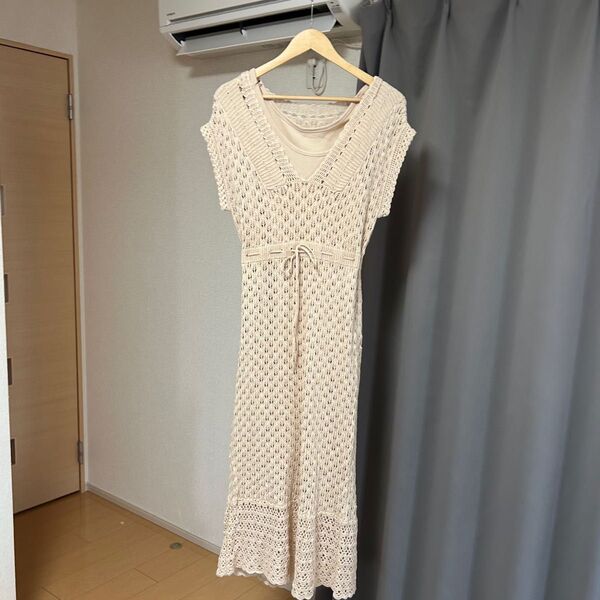 Kastane ニットワンピース インナー付き