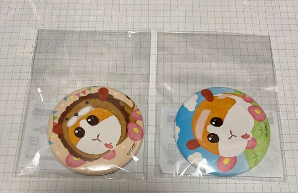 PUI PUI モルカー まるくじ きぐるみパーティー 小吉 マグネット缶バッジ ポテト