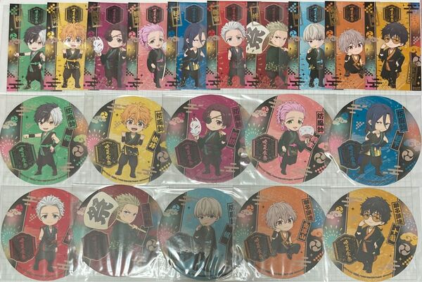 WIND BREAKER アニメイトカフェ 特典 箔押しカード コースター 前半 全10種セット