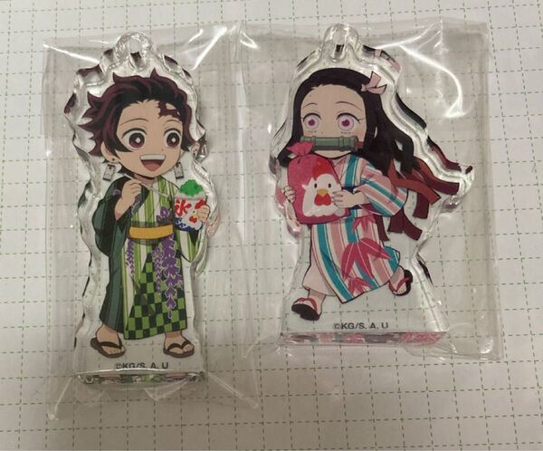 鬼滅の刃 ローソン アクリルキーホルダー ufotable 竈門 炭治郎 禰豆子