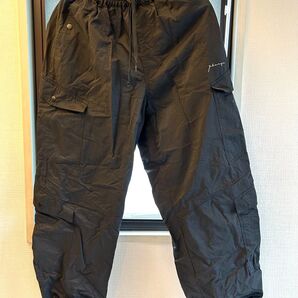 エクストラージ ナイロンカーゴパンツ ブラック