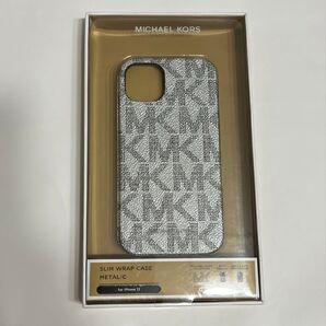 ★新品★ MICHAEL KORS マイケルコース iPhone13 対応ケース ハードケース iPhoneケース シルバー