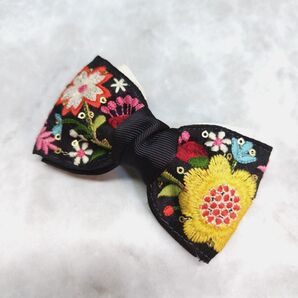 6086.ハンドメイドバレッタ