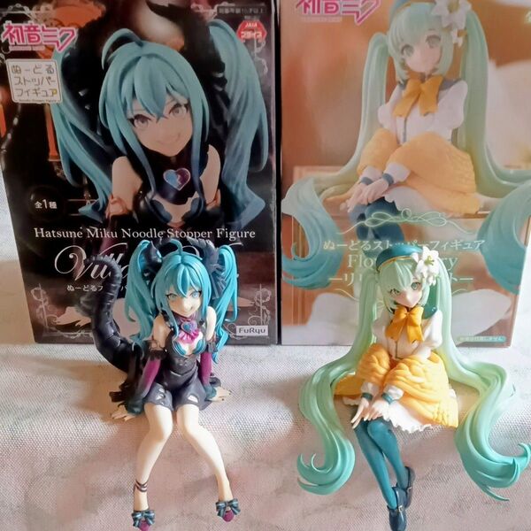 初音ミク ぬーどるストッパーフィギュア 2種セット (箱なし -300円)