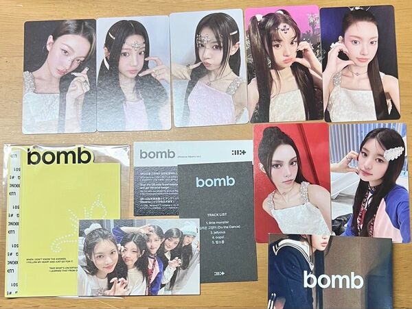 ILLIT bomb weverse albums ver トレカ ユナ ミンジュ メモ