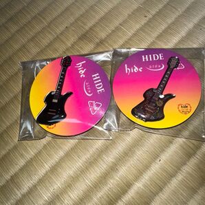 hide ピンバッジ ギター ピンズ カプセル ガチャ X JAPAN 2種