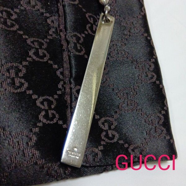 GUCCI キーホルダー シルバーカラーイタリア製