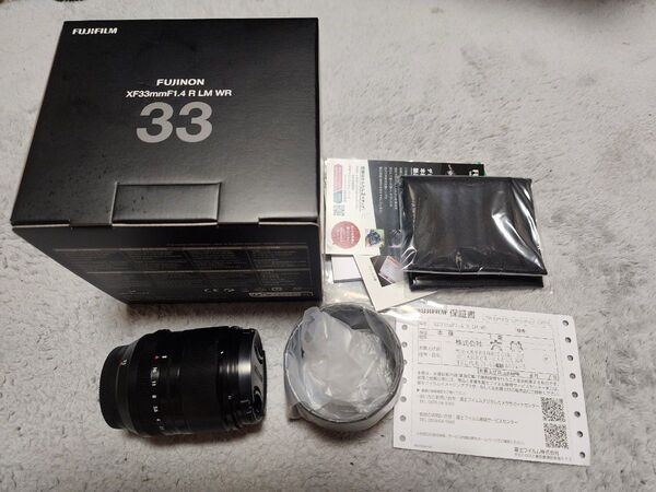 XF33mm F1.4 R LM WR 単焦点レンズ Xマウント フジノンレンズ