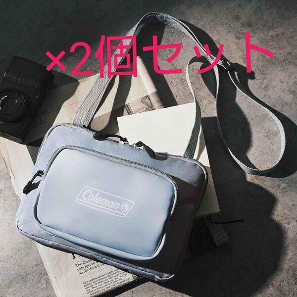 smart スマート 2025年 7月号 【付録】 Coleman 水に強い! 2層式ショルダーバッグ ×2個セット