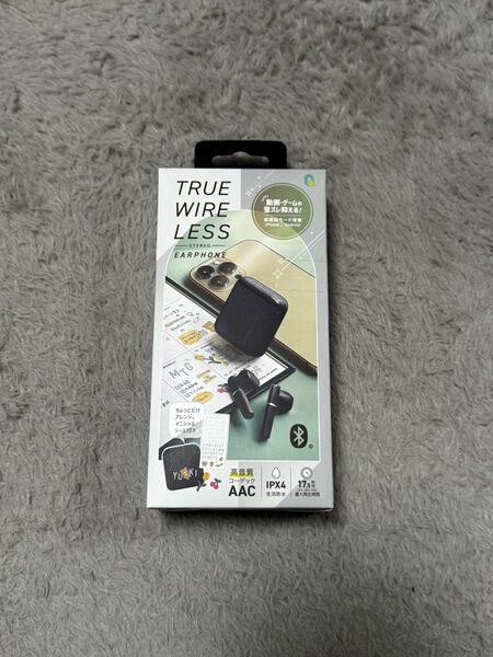 TRUE WIRELESS イヤホン ブラック