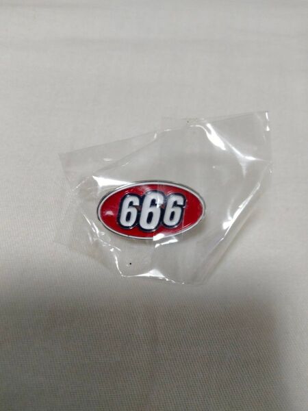 Supreme 2017ss 666 Oval Pin