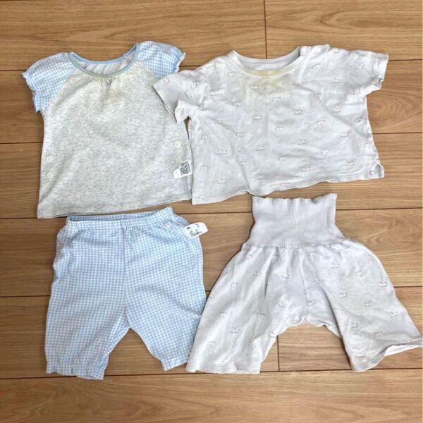 半袖パジャマ 女の子 UNIQLO コトリ 80センチ
