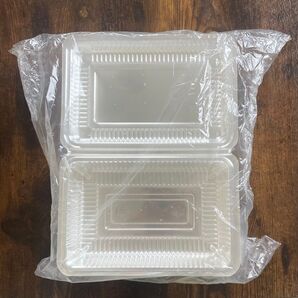 フードパック 大深 100入 業務用 クリア 使い捨て 弁当箱 袋単位販売 透明 大浅