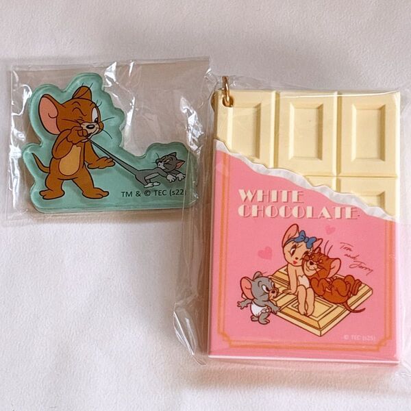 トムとジェリー シークレット チョコレート キーホルダー ストラップ アクリルステッカー アクリルシール タフィー ニブルス