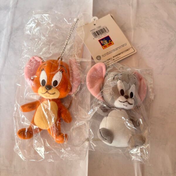 トムとジェリー タフィー ジェリー ニブルス ぬいぐるみ マスコット キーホルダー ストラップ