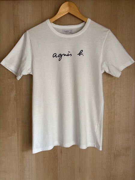 アニエスベー(agnes b.) ロゴTシャツ 半袖 ホワイト